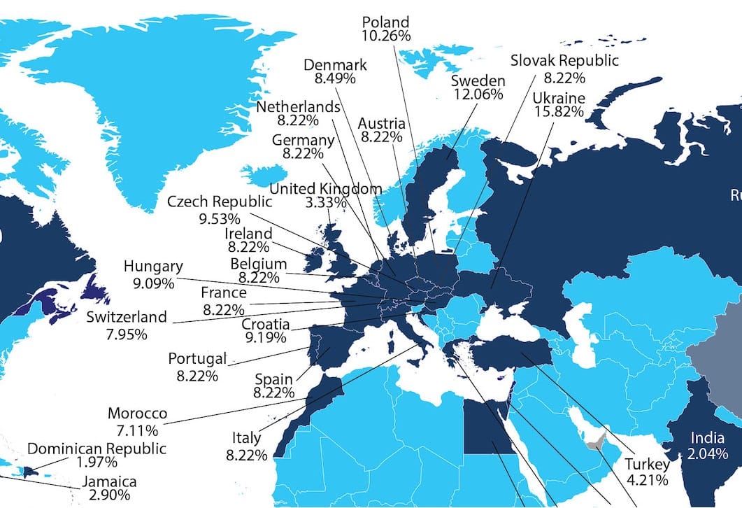 Magyarország bekerült a top 10-be az amerikaiaknál – térkép