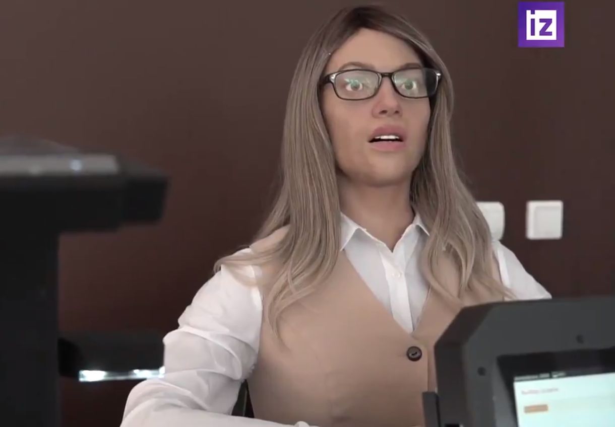 Humanoid robot osztja az erkölcsi bizonyítványokat egy orosz városban