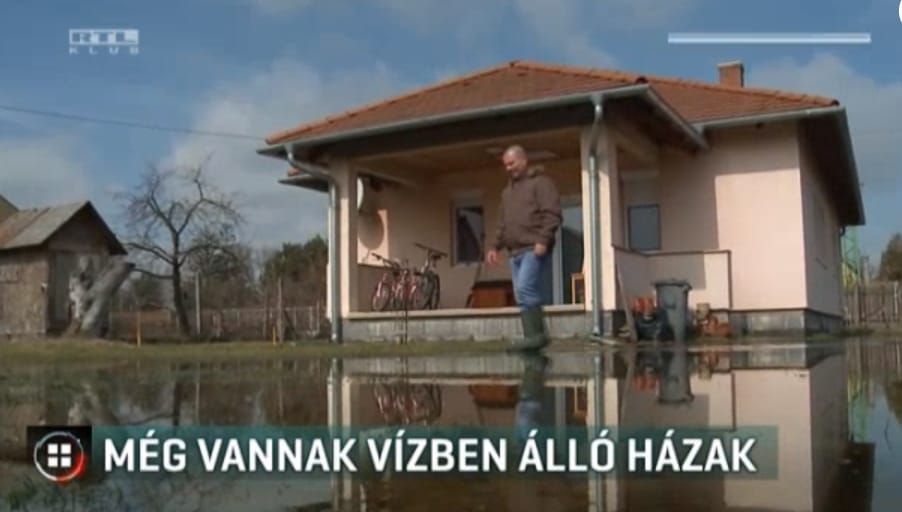 Olyan vihar volt hétvégén Balatonmáriafürdőn, hogy még nem folyt el a víz