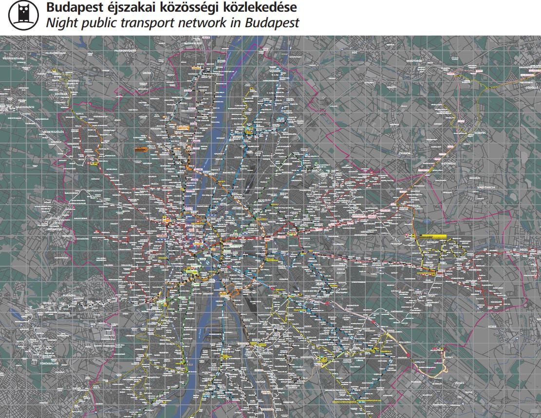 Becsípve talán még el lehet igazodni a BKK új éjjeli térképén, de részegen már nem