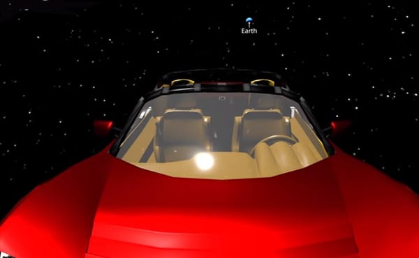 Ezen a weboldalon követheti, hol is jár az űrben éppen Elon Musk Tesla Roadstere