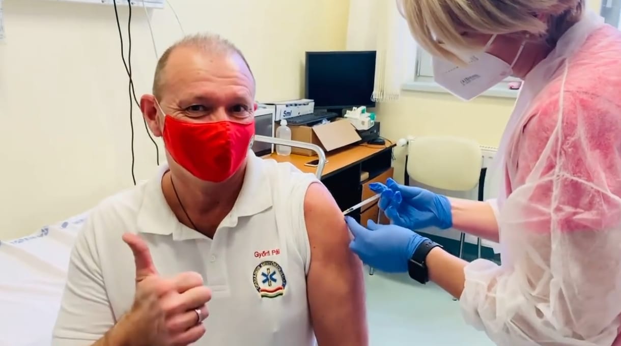Győrfi Pál is megkapta a koronavírus elleni oltást