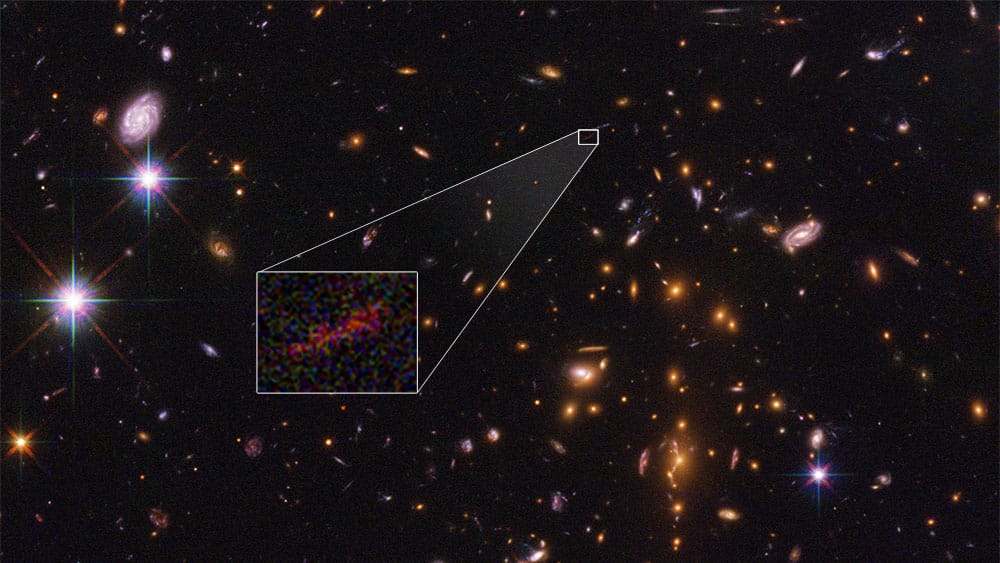 Különlegesen közeli felvételt készített a Hubble űrteleszkóp a legrégebbi ismert galaxisról