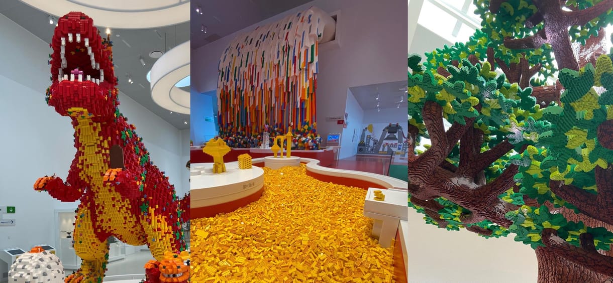 Az év kérdése: milyen lehet belevetni magad egy halom sárga Lego-kockába?