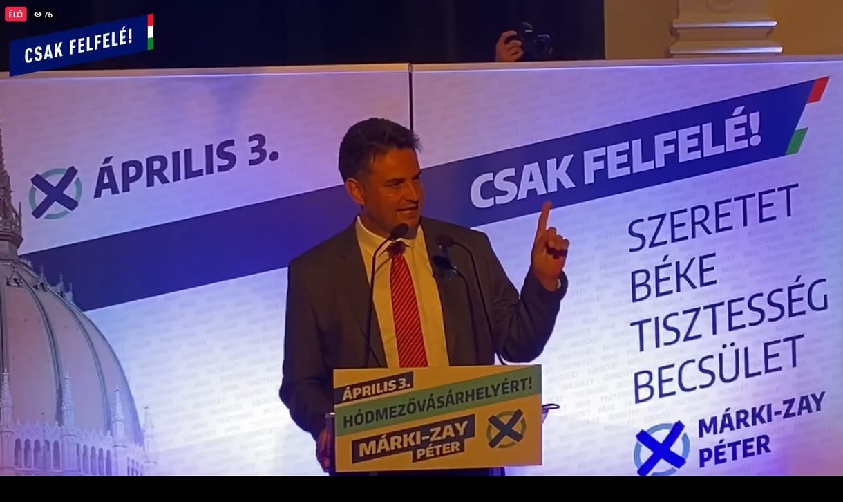 Márki-Zay Péter: “Április 3-án rendszerváltás lesz, felszabadítjuk ezt az országot”