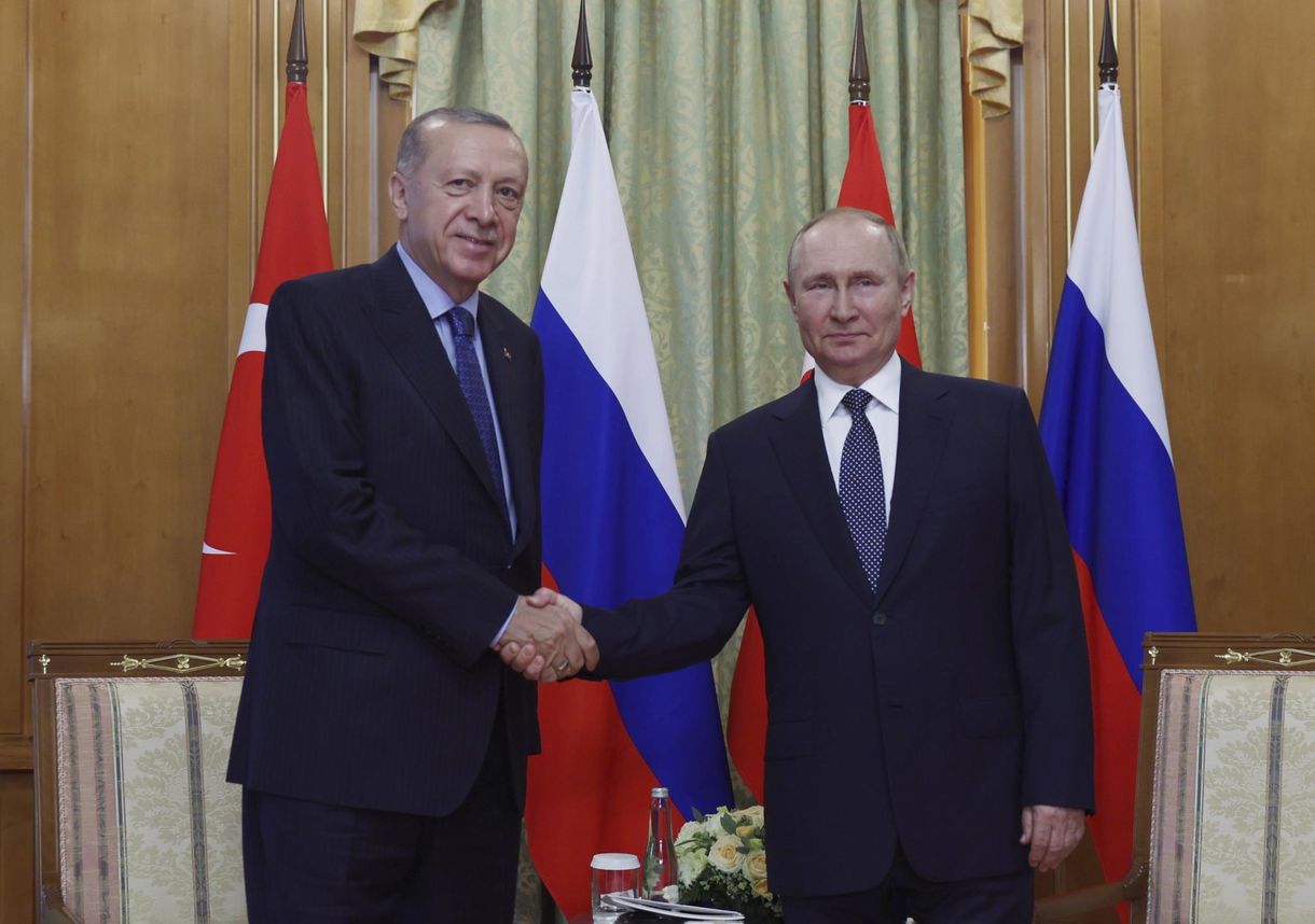 Találkozott Putyin és Erdogan, rubelben is fizet majd Törökország az orosz gázért