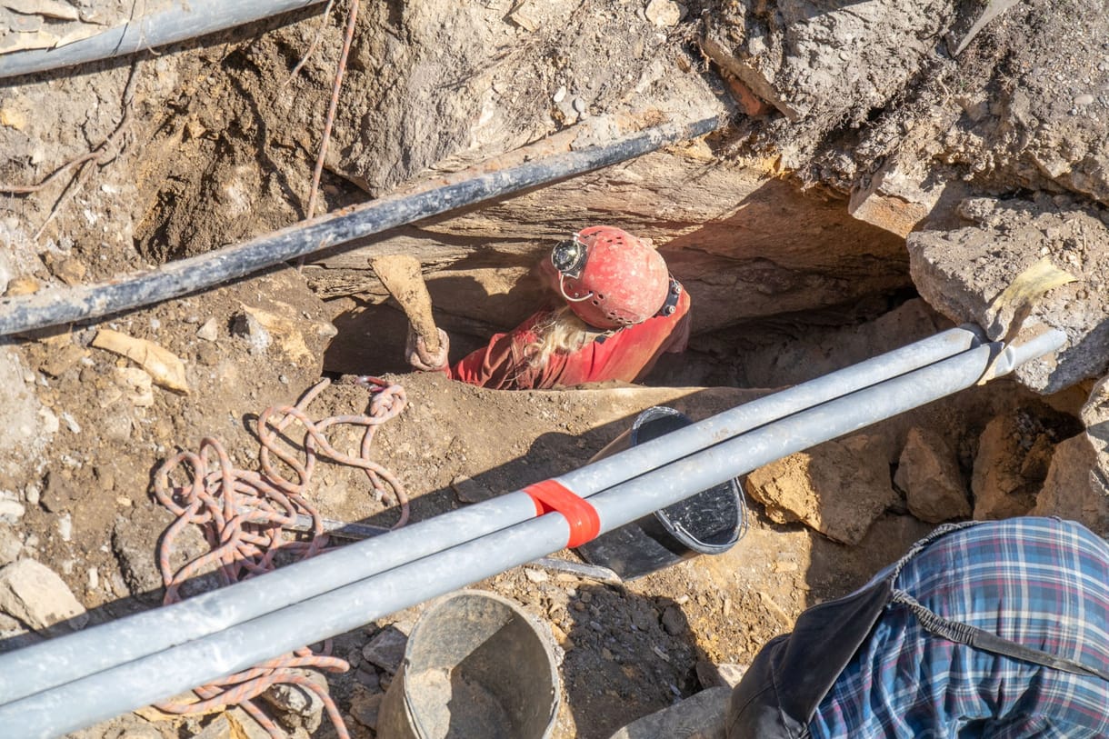 Barlangot találhattak egy megsüllyedt járda alatt a II. kerületben