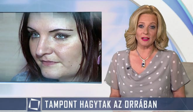 Tampont felejtettek az orrában, és nem értették, mi baja
