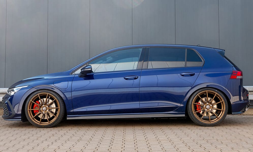 Ízlésesen finom tuningot kapott a zöld rendszámos VW Golf