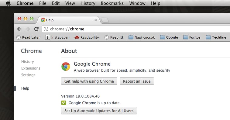 Letölthető az új Chrome 19 végleges változata