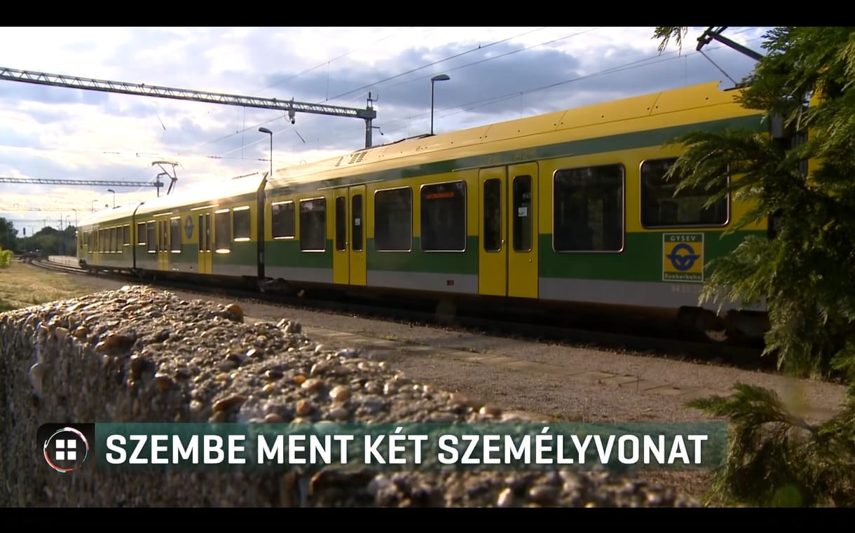 Egymással szembe ment két vonat Vasvárnál, pár száz méteren múlt a baleset