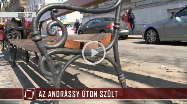 Az Andrássy úton, egy padon szült egy nő