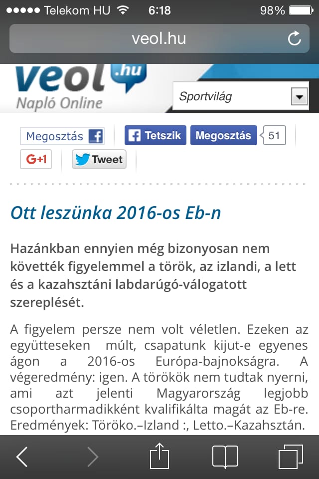A Veol.hu kijuttatta Dzsudzsákékat az Eb-re