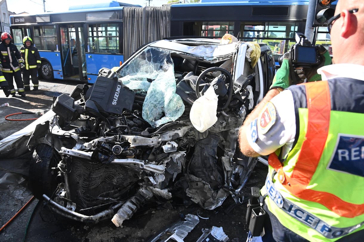 Nem kizárt, hogy kábítószer hatása alatt volt a BKK-busszal karambolozó terepjáró sofőrje