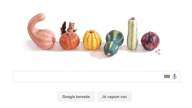 Ezért vannak ma tökök a Google logójában