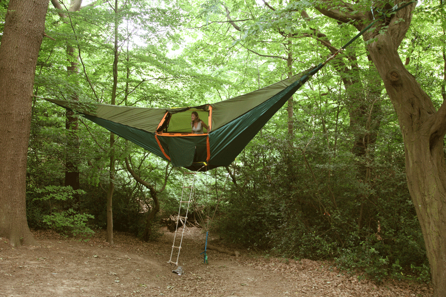 Tentsile, a lebegő sátor bárhova felállítható