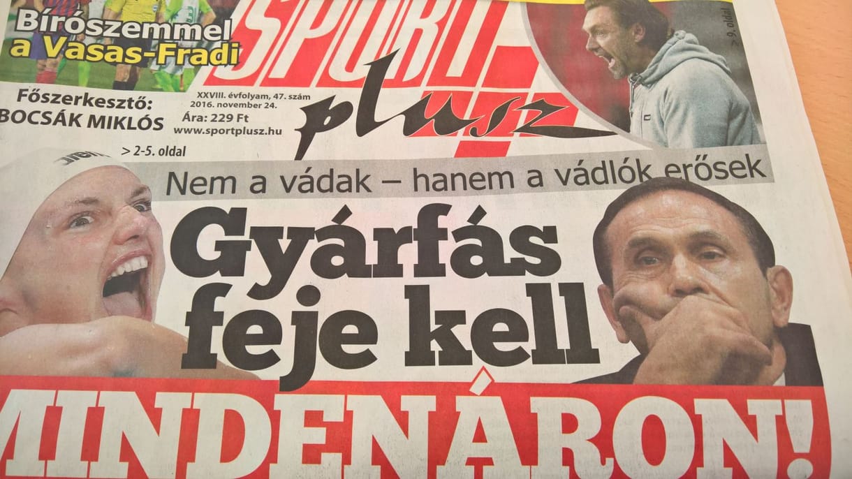 Hosszú Katinkáéknak a hatalom kell - tudtuk meg a méltatlanul elfeledett Gyárfás-párti lapból