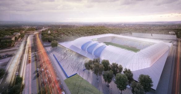 Látványterv: Ilyen lesz az új MTK-stadion
