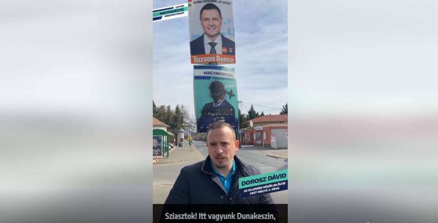 Több száz ellenzéki plakátot rongáltak meg éjjel