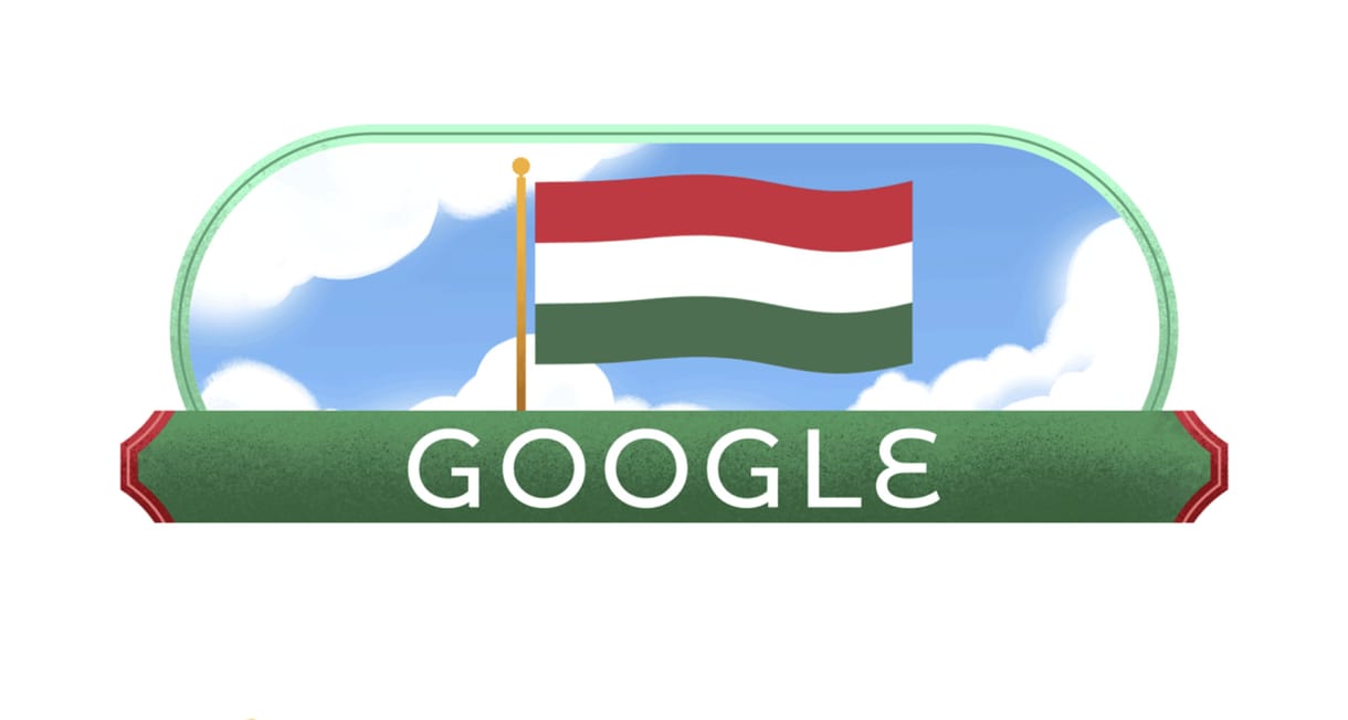 Magyar zászló lobog a Google főoldalán az 1848–49-es forradalom és szabadságharc évfordulója alkalmából