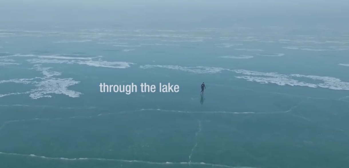Újabb elképesztő film a befagyott Balatonról