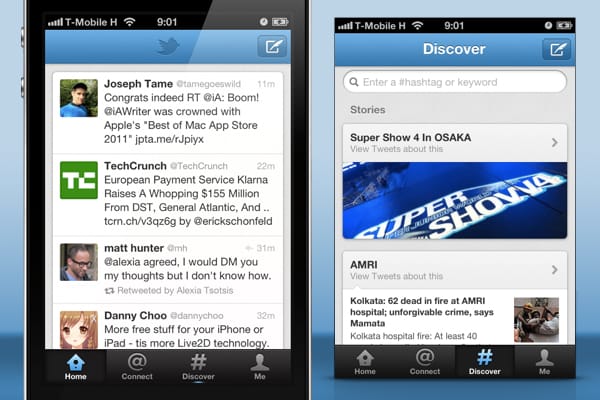 Itt a Twitter 4.0 iOS-re! Letölthető az App Store-ból!
