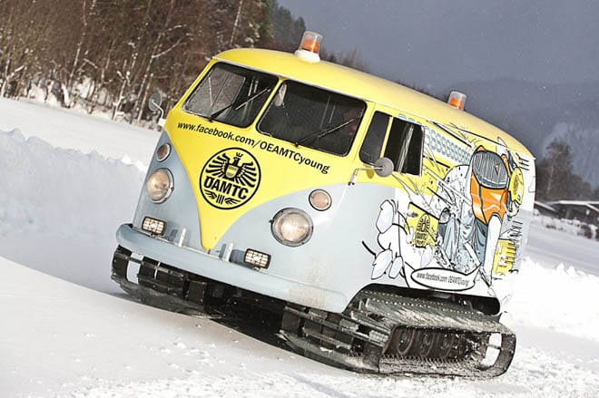 Hegyimenőt csináltak egy Volkswagen kisbuszból