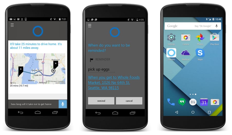 Hivatalossá vált a hihetetlen: jön a Cortana Androidra és iOS-re