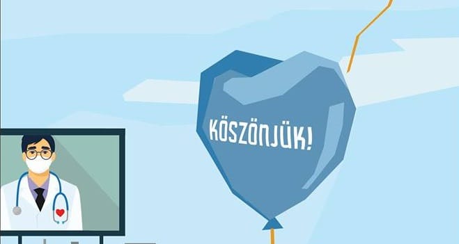 Óriási falfestménnyel mondanak köszönetet a járvány ellen küzdő egészségügyi dolgozóknak