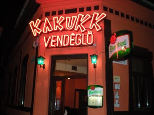 Hová menjünk vacsorázni? Kakukk vendéglő