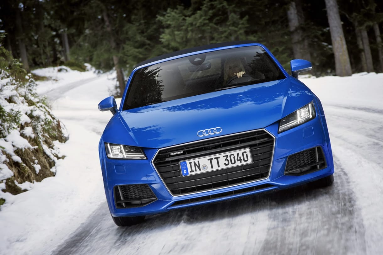 Télen is megautóztatták az Audi TT Roadsterét