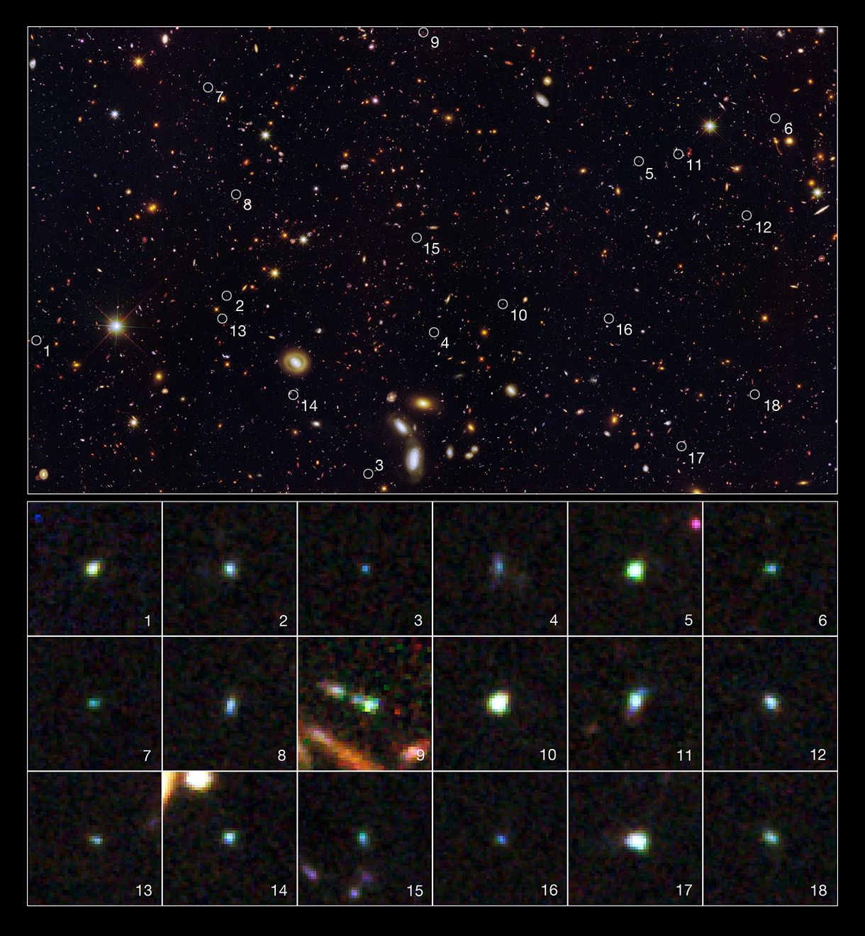 Különös galaxisokat talált a Hubble 