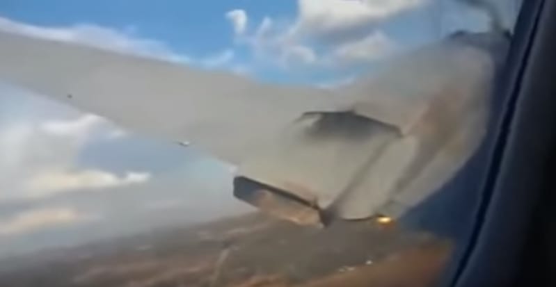 Videóra vette, ahogy lezuhan a repülőgépük
