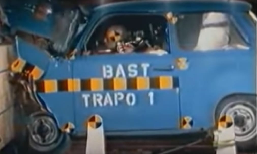 Videó: törésteszten egy Trabant és egy régi Skoda