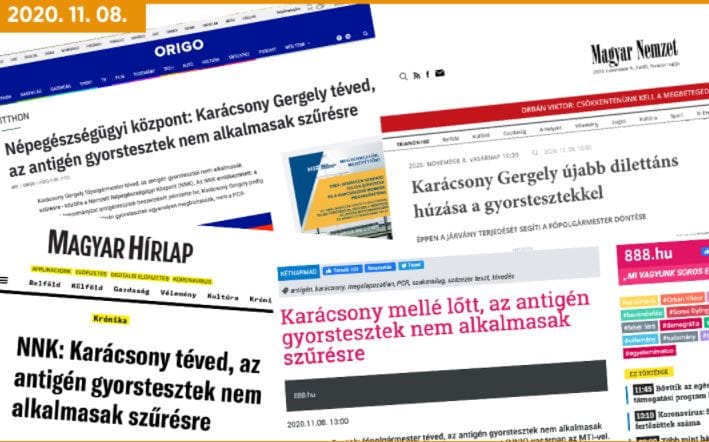 Csak egy napig tudta ekézni Karácsonyt a kormánymédia, aztán jött Orbán Viktor
