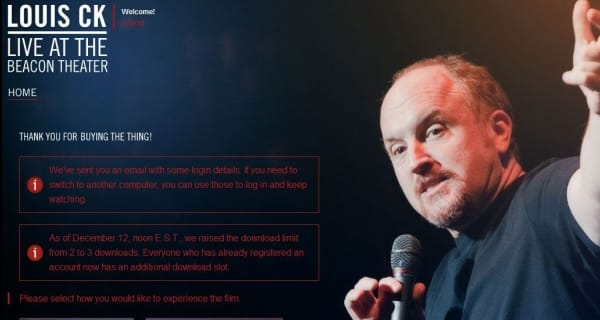 Louis Szekely megmutatja a filmkiadóknak