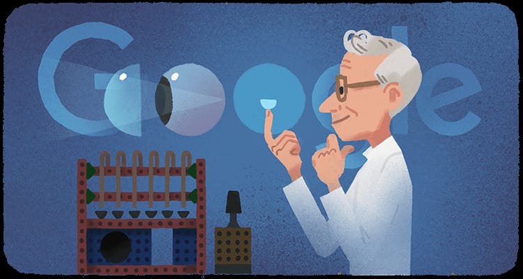Kicsoda Otto Wichterle, miért van ma a Google főoldalán?