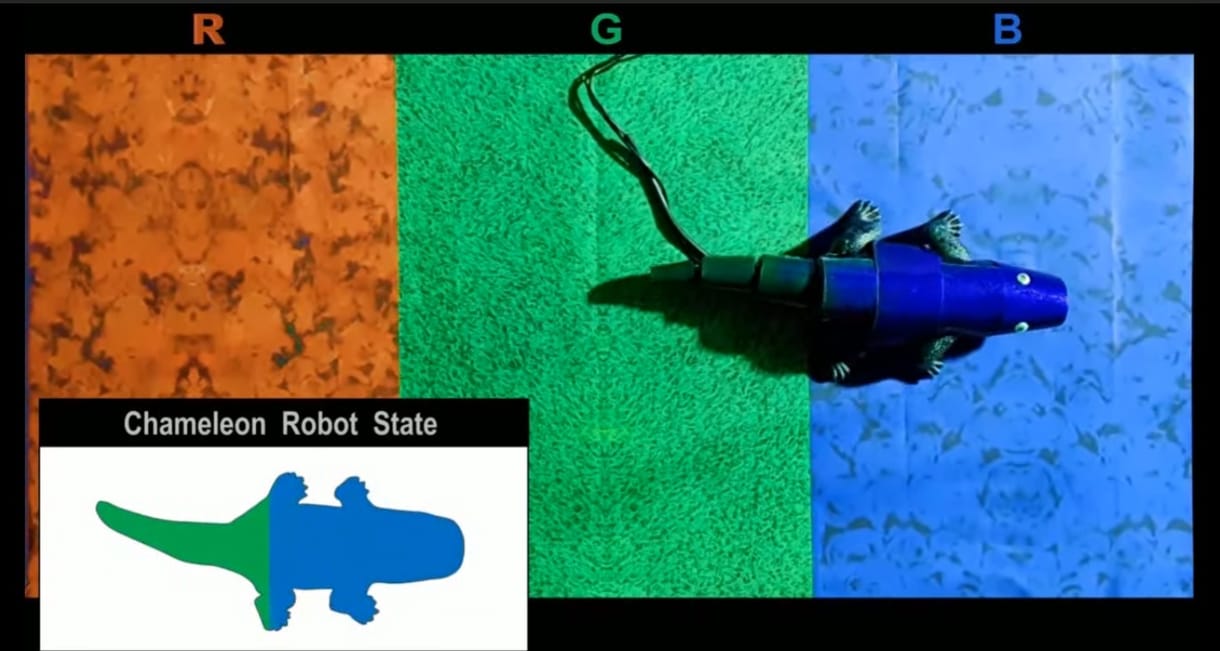 Ez a robot úgy változtatja a színét, mint a kaméleon – videó