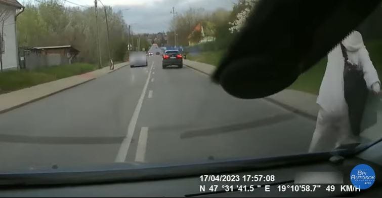 “Bocsánat, nem tudok fékezni” – centiken múlt, hogy nem ütöttek el egy görkorist