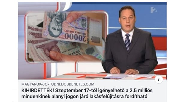 Ma lenne az alanyi jogon mindenkinek járó 2,5 millió forint napja – ha nem lenne óriási kamu a hír