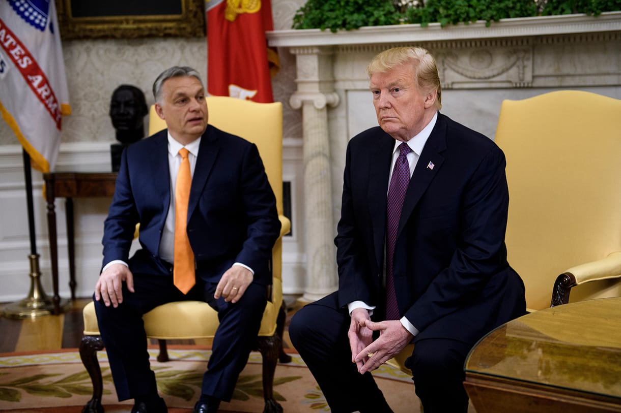 Itt a Fehér Ház videója a hétfői Orbán–Trump-találkozóról