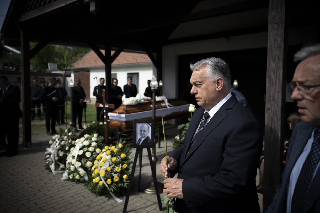 Orbán Viktor és Kövér László is részt vett Tiffán Zsolt temetésén - fotók
