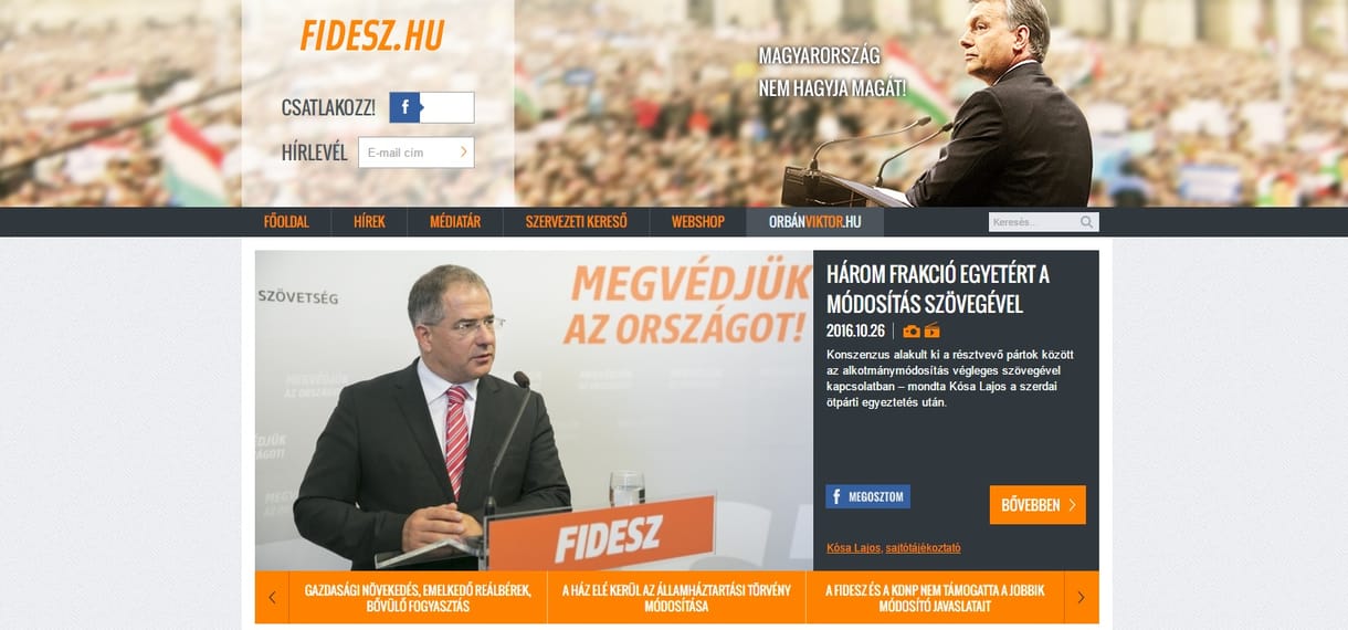 Újra elérhető a Fidesz honlapja a nagy hackertámadás után