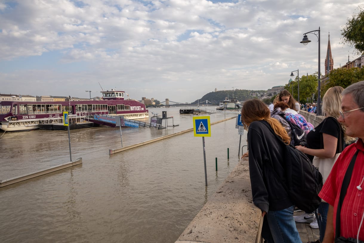 Fotókon mutatjuk, hol áll most a víz Budapesten