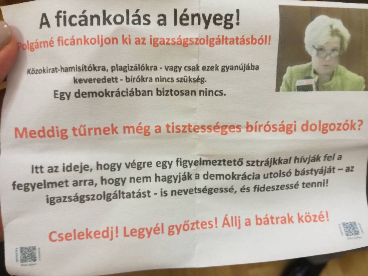 A plagizáló bíró elnöki kinevezése miatt szerveznek sztrájkot