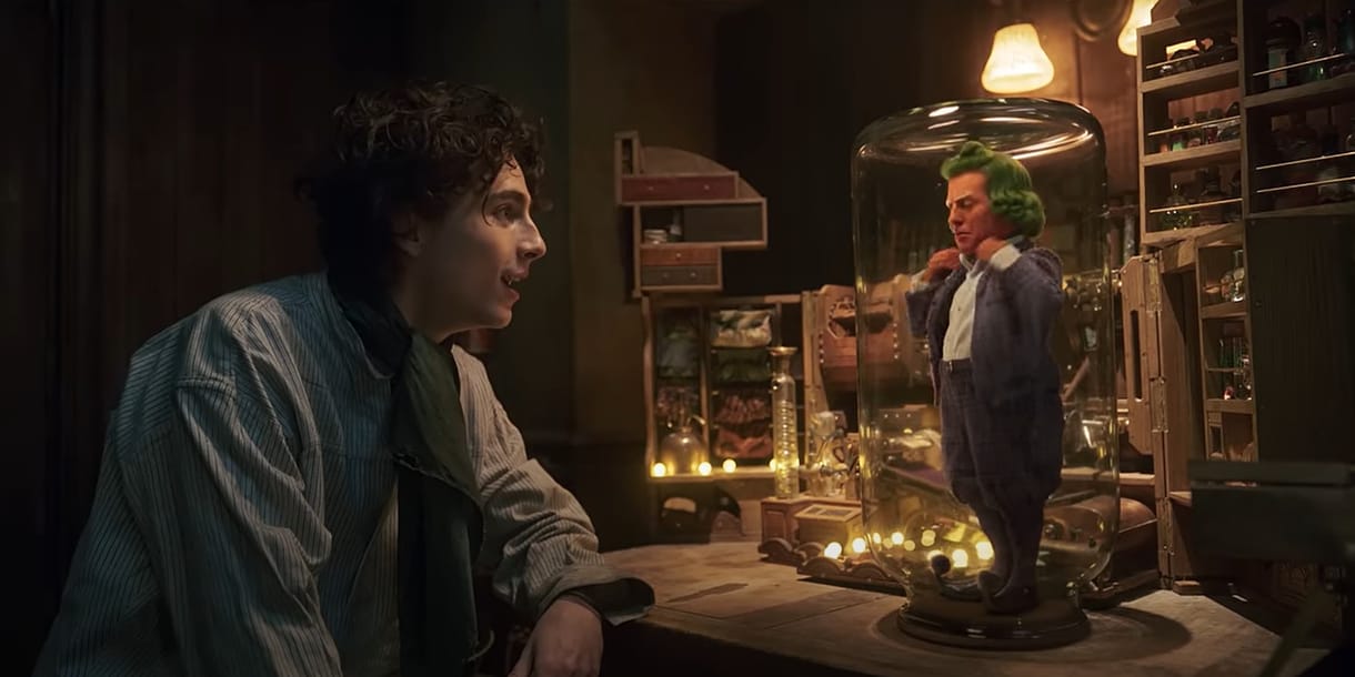 Iszonyú sok csokit ettek, sőt meg is fürödtek benne a Wonka-film szereplői