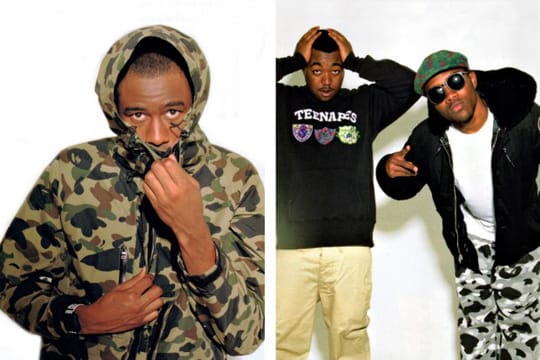 Odd Future rapperek az új Bape kollekcióban