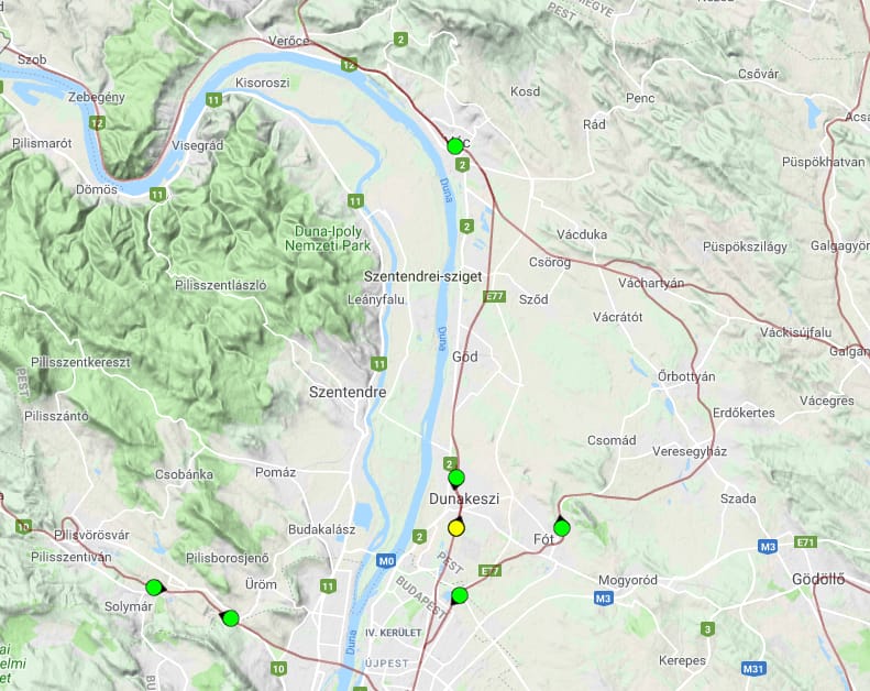 Index: Egymással szemben álló vonatok miatt bénult meg a váci vasútvonal