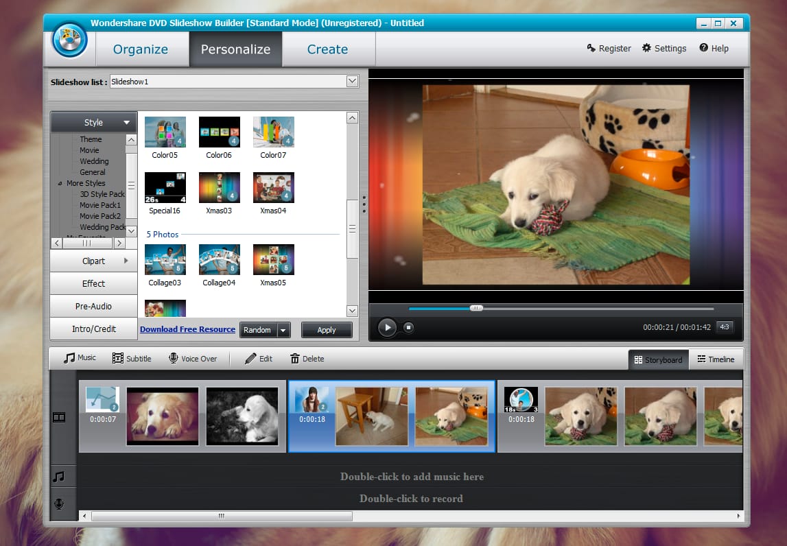 Teljes verziós slideshow-készítő, ingyen! Készítsen karácsonyi videót fotóiból!