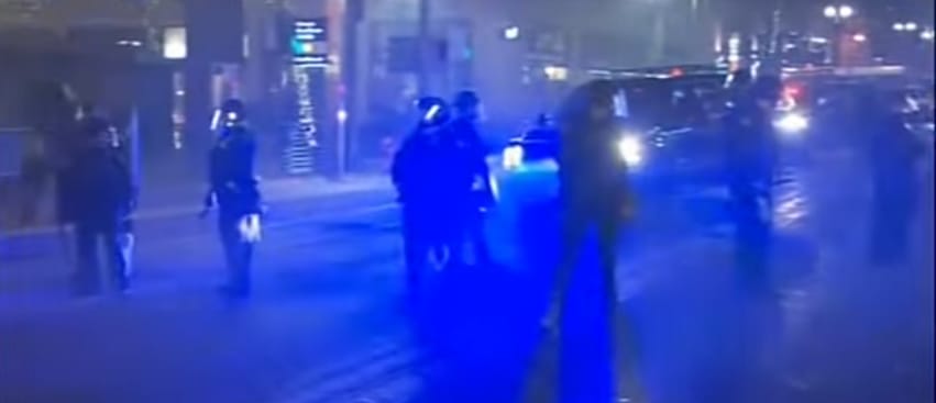 Nagyon eldurvult a portlandi Trump-ellenes tüntetés - videó